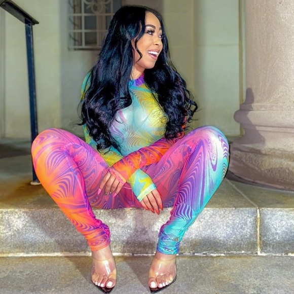 Mesh 2-Piece Legging Set - Picture 2 of 3